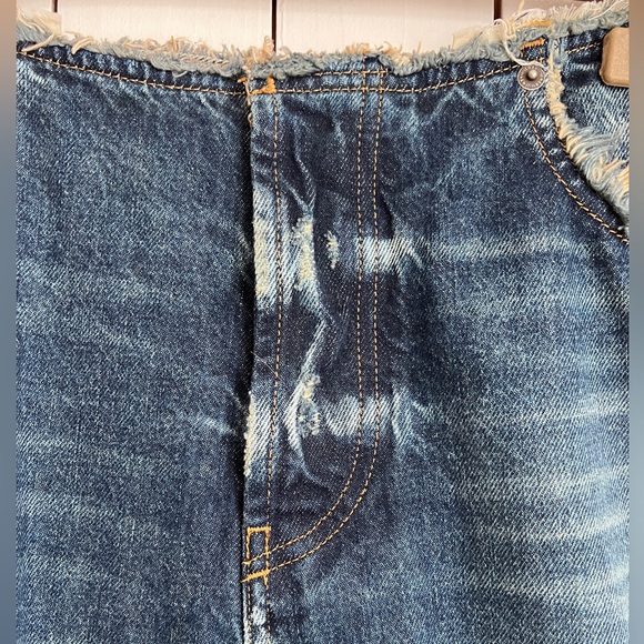 AUTH NWT Diesel Denim Maxi Skirt - Picture 3 of 9